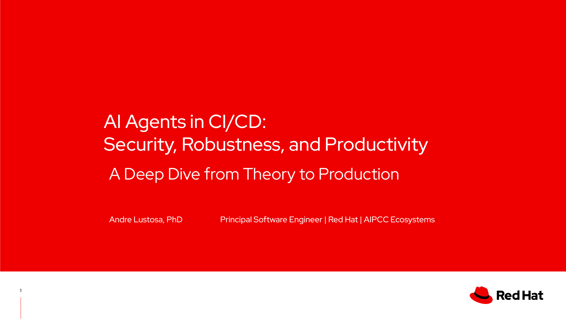 Original presentation slide 1 of 22